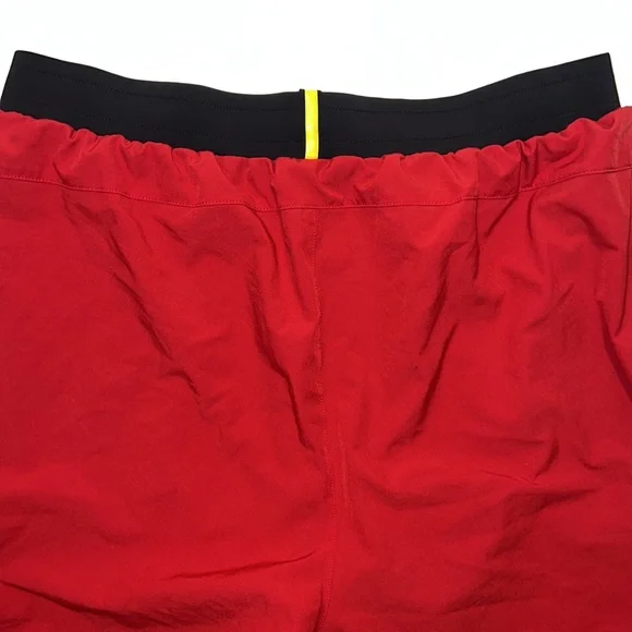 Yellow by Soulcycle Men’s Speed 8” Shorts in Red - Picture 7 of 9
